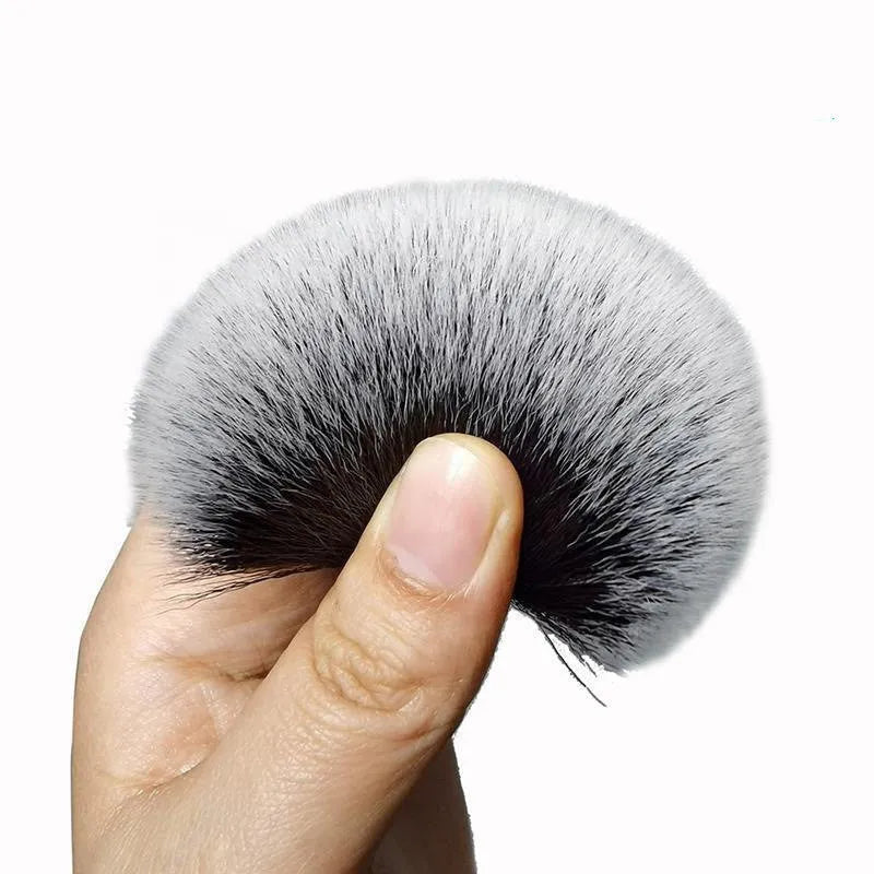 Black car detailing brush with super soft pig hair bristles showing 240mm and 160mm size options