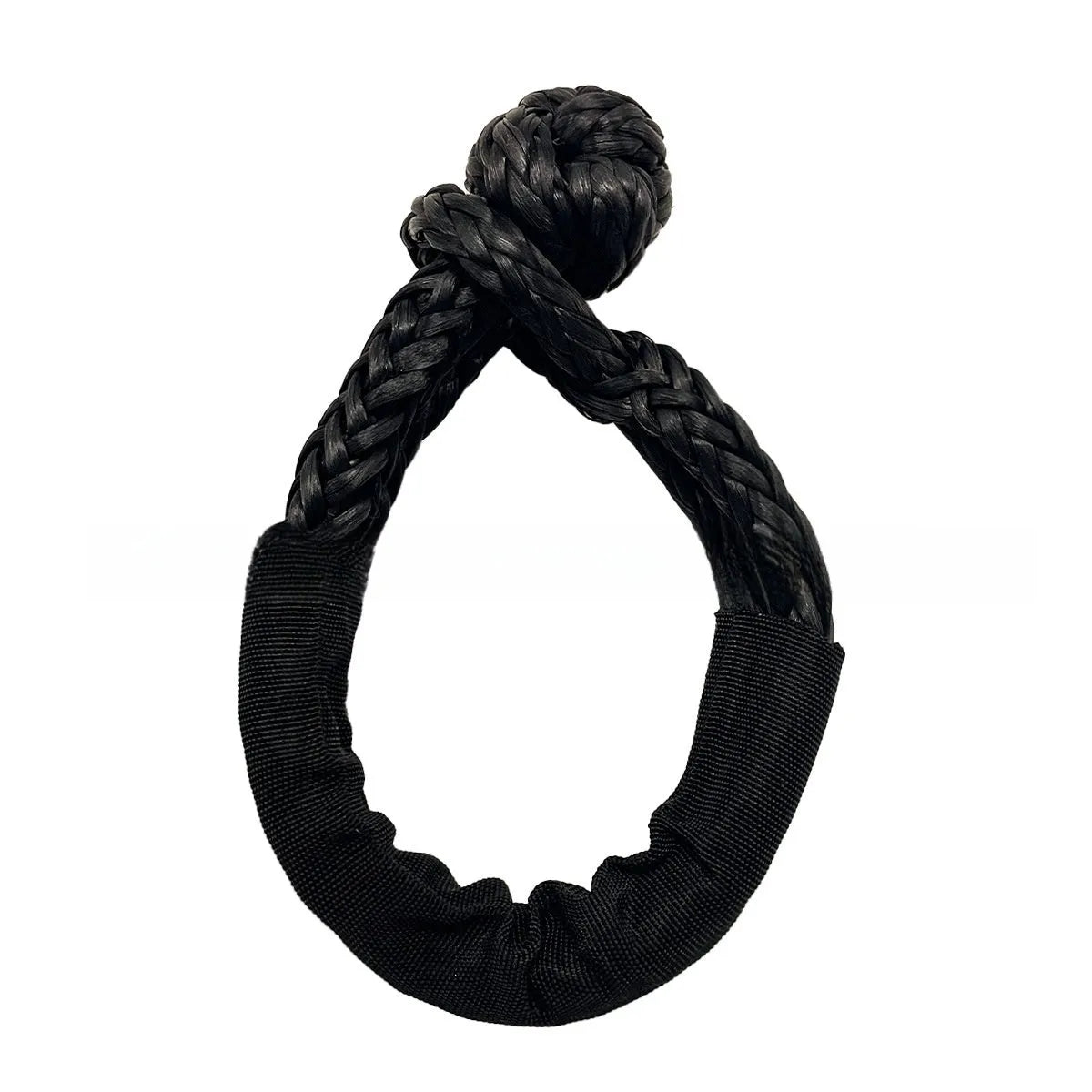 Polymer soft shackle trailer rope for vehicle recovery with 12mm diameter and 17-tonne load capacity