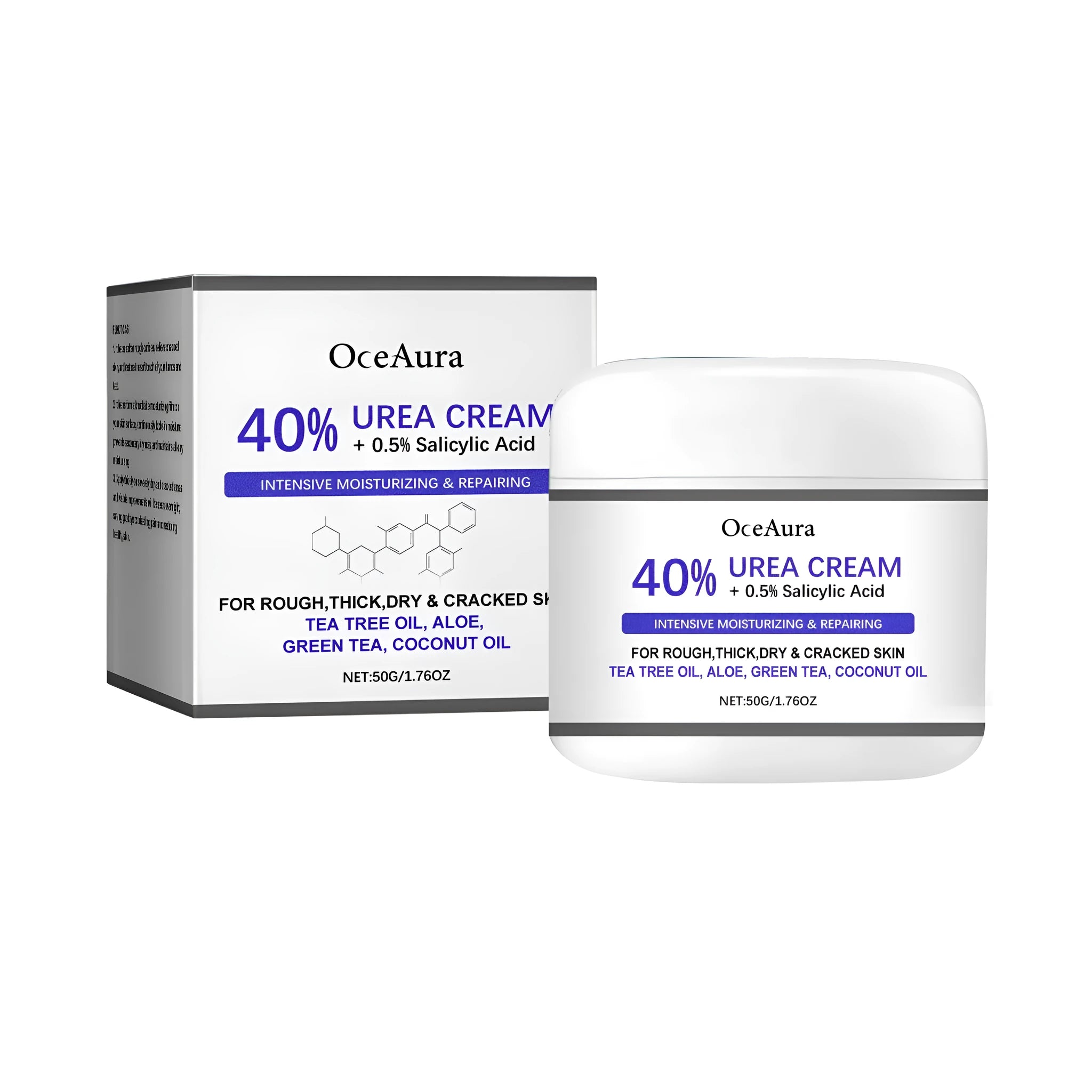 A 50g white tub of Anti Cracking Care Hand and Foot Cream on a plain background.