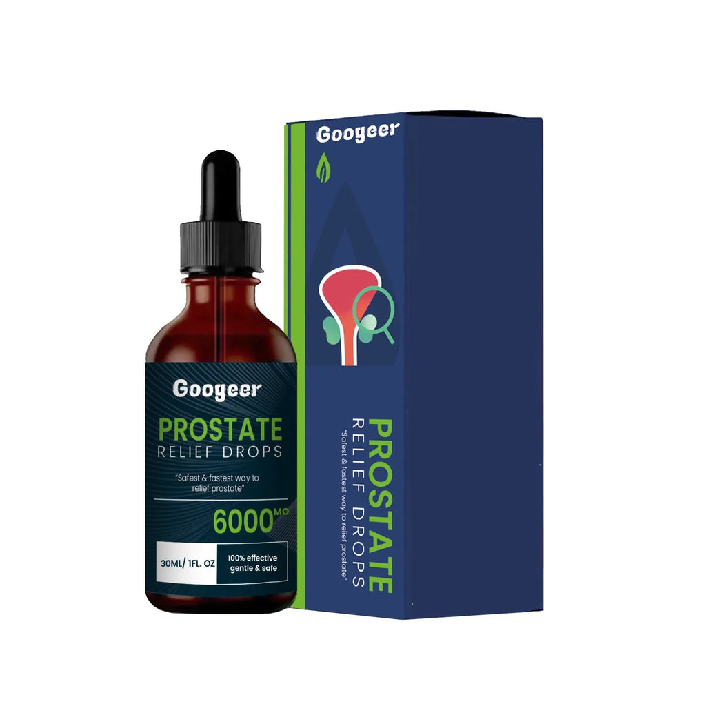 30ml bottle of men's massage oil treatment for body discomfort with nursing drops applicator