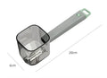 Creative modern stainless steel peeler with PP handle in green, grey, or red colour.