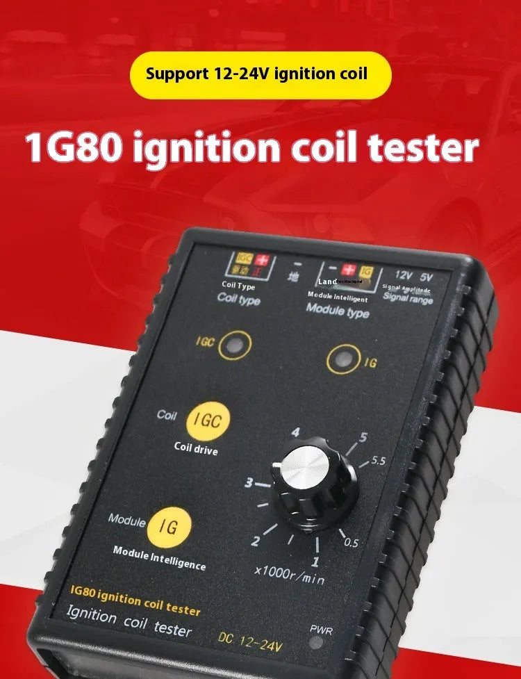 IG80 automobile ignition coil detector for petrol and natural gas vehicles