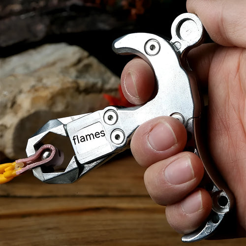 Zinc alloy archery release aid with two-axis harpoon clip for compound bows