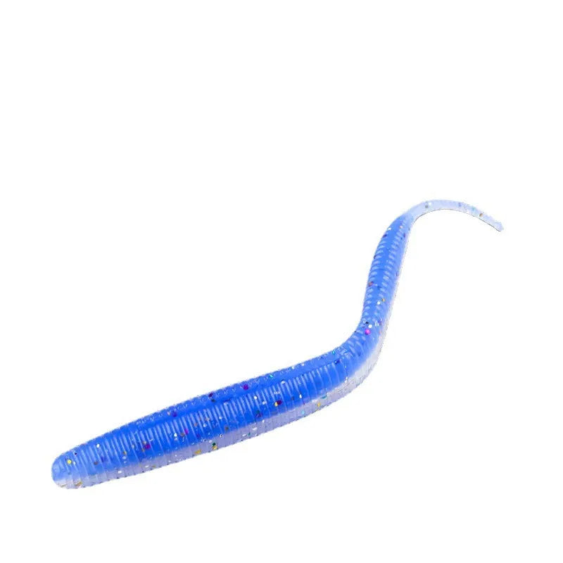 Lead-free noodle worm soft bait fishing lure in multiple colours available in 10cm and 7cm pack sizes