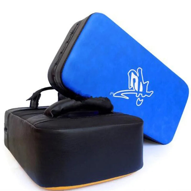 Blue vertical square boxing target for adult sanda and martial arts training