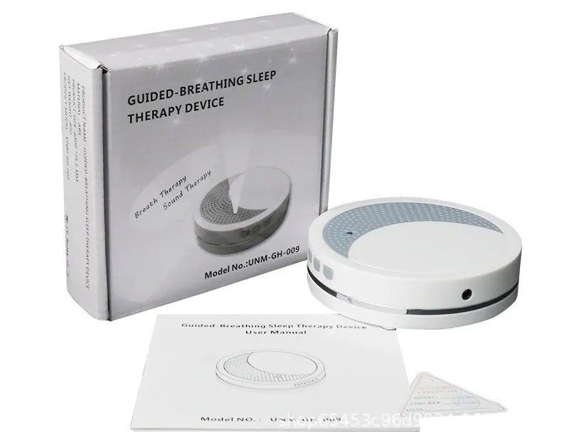 White ABS plastic sleep aid instrument with USB plug-in power connection