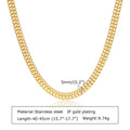 Stainless steel geometric twist necklace on snake bones chain, available in multiple colours