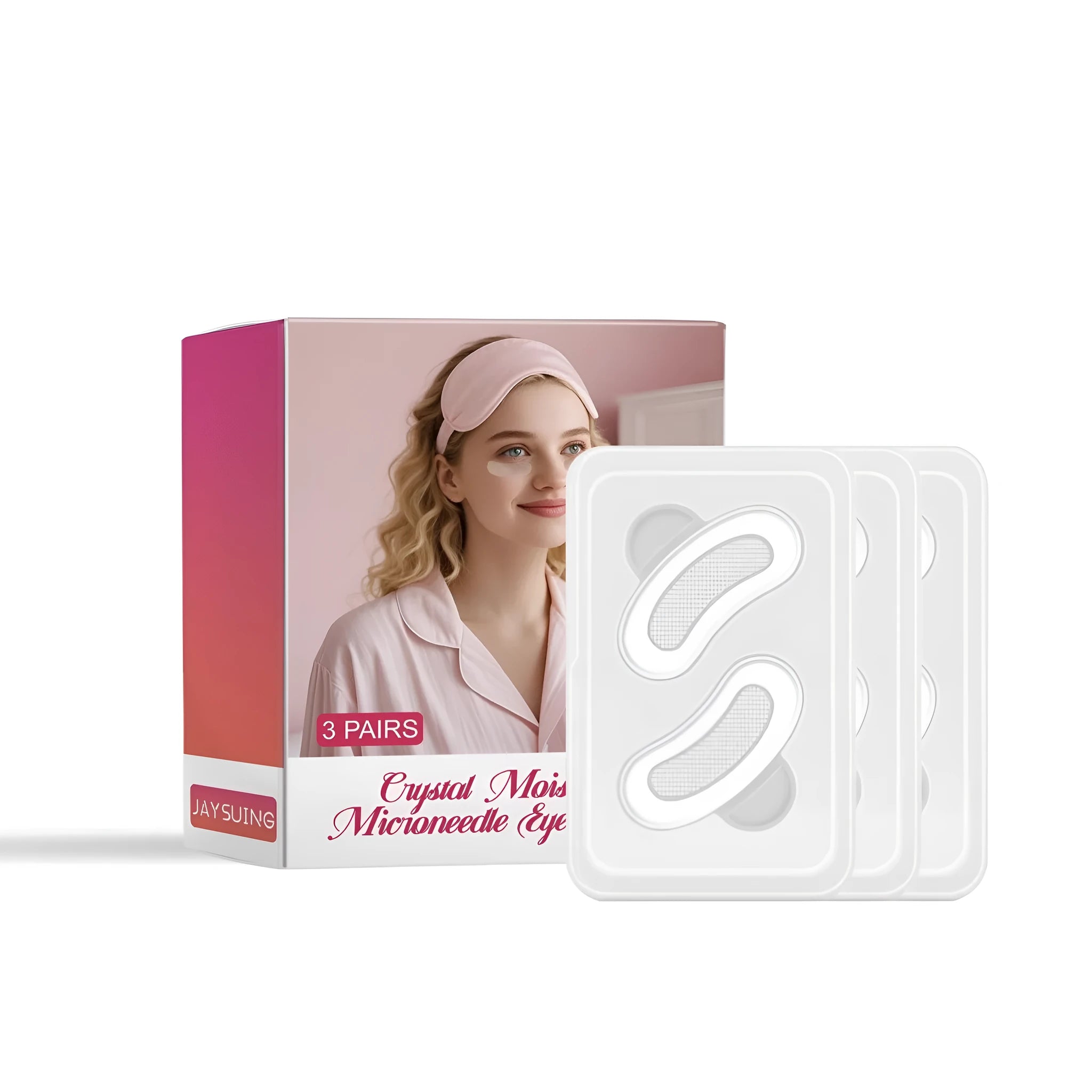 Microneedle anti wrinkle eye patches for under eye treatment with nicotinamide and Centella asiatica