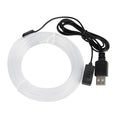 Universal car EL luminous ambience light kit with colourful illumination and USB interface