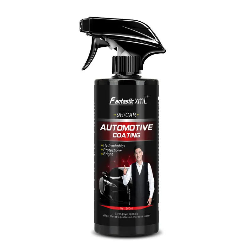 500ml automotive coating spray bottle with ceramic hybrid paint protection liquid