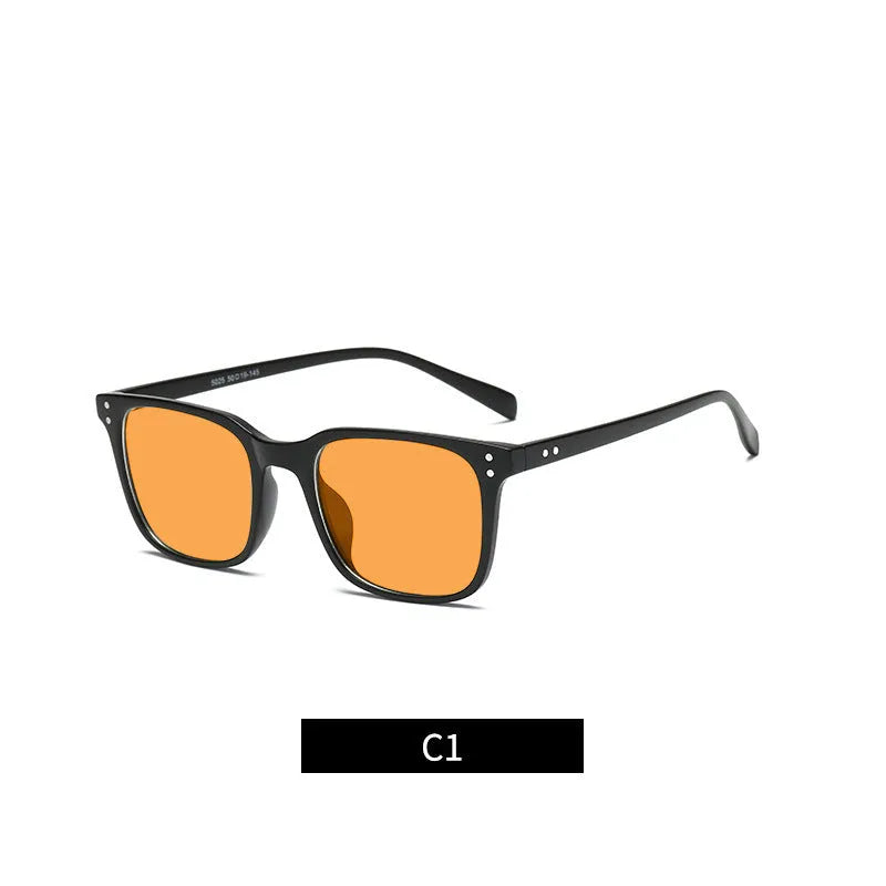 5025 orange lens blue light UV protection glasses with TR90 frame in multiple colour options