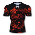 Milk silk polyester boxing MMA T-shirt short sleeve pullover in colour DZ-DT-21