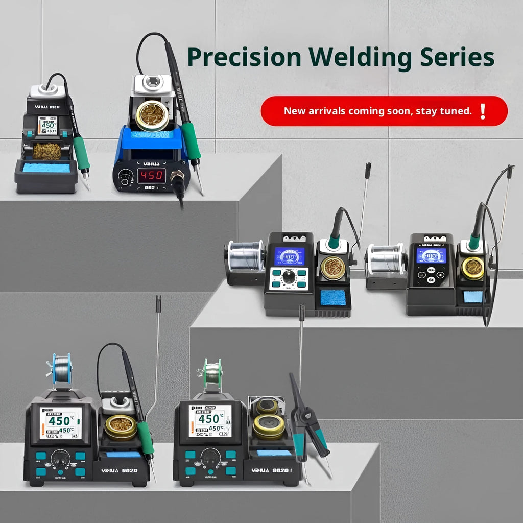 Green YIHUA 982 210 smart nano precision soldering station with digital calibration for phone repair