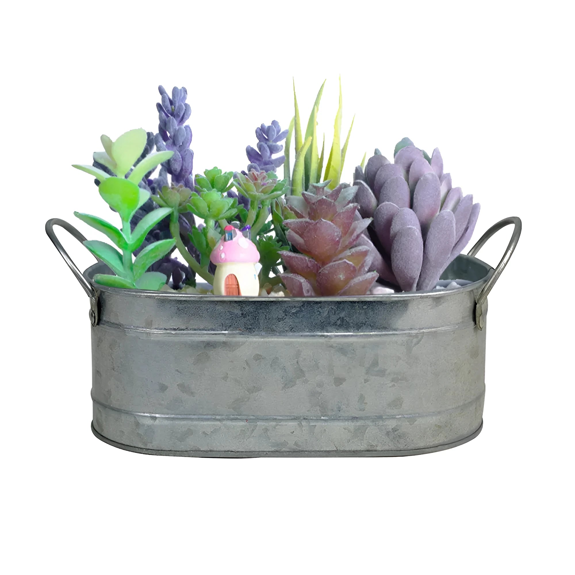 Iron sheet succulent flowerpot desktop style indoor planter