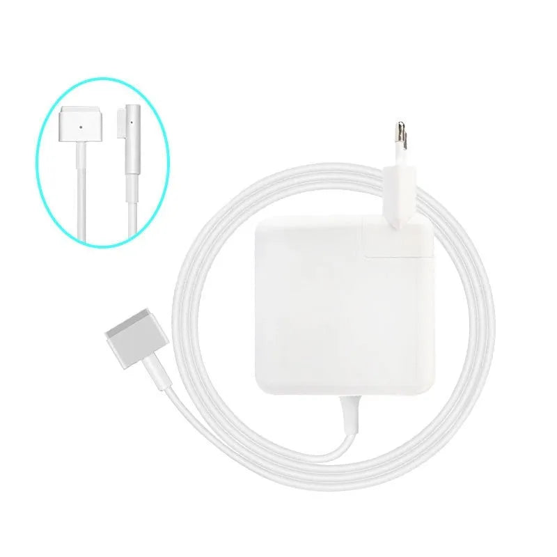 Laptop power charger 45W 60W 85W with L head and T head options and British Standard plug