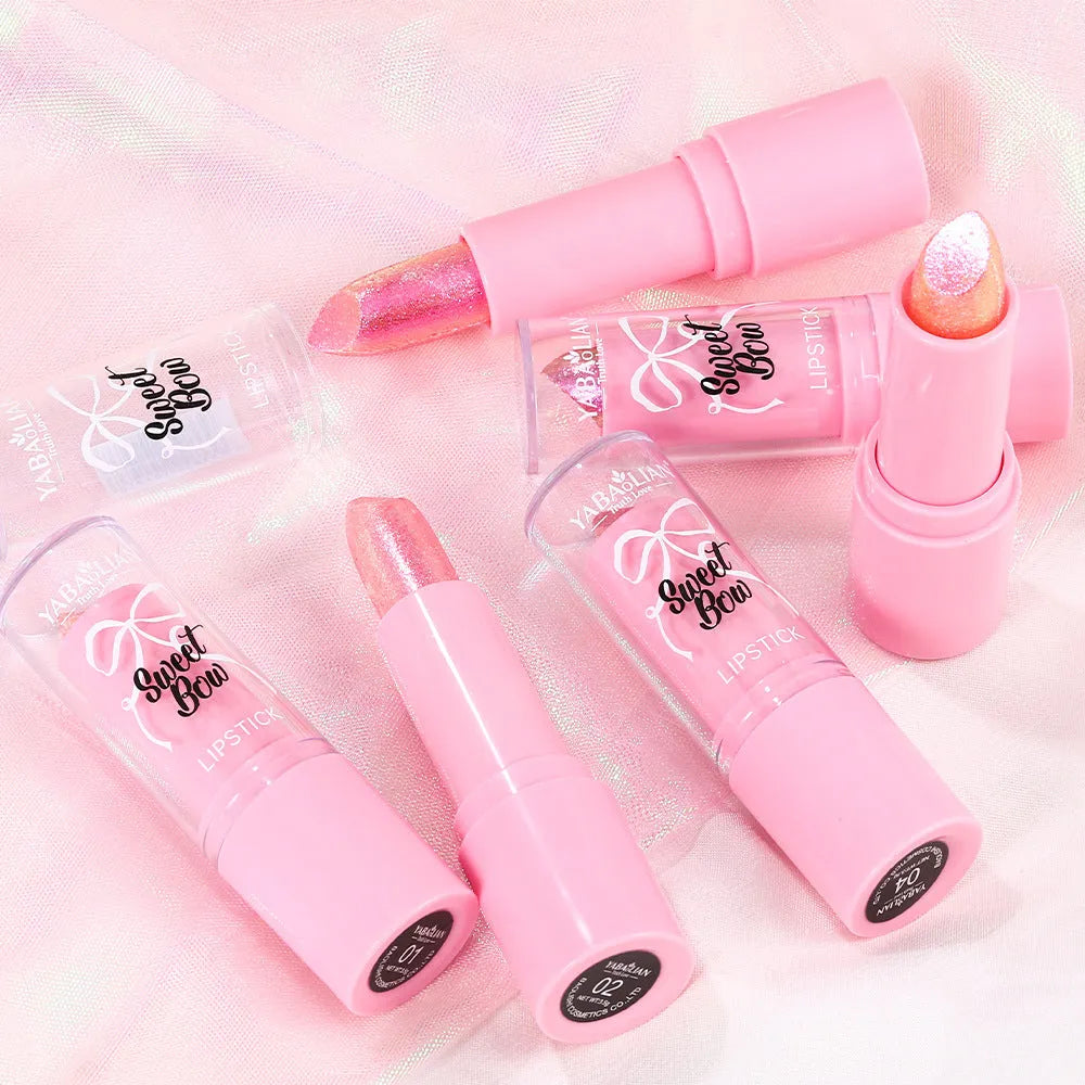 Starlight Diamond Sweetheart Bow Lipstick in six colour shades