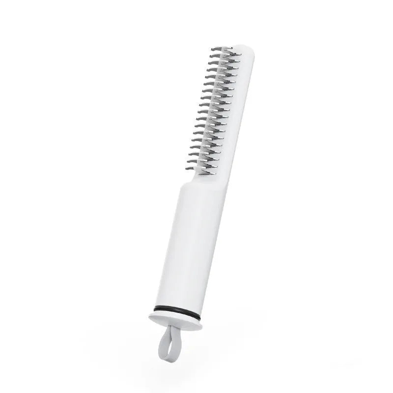 Stainless steel dematting comb for dogs with rake teeth to remove knots and mats