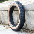 20x4.0 inch brown rubber tyre with skin edge finish for snowmobile and electric beach car replacement