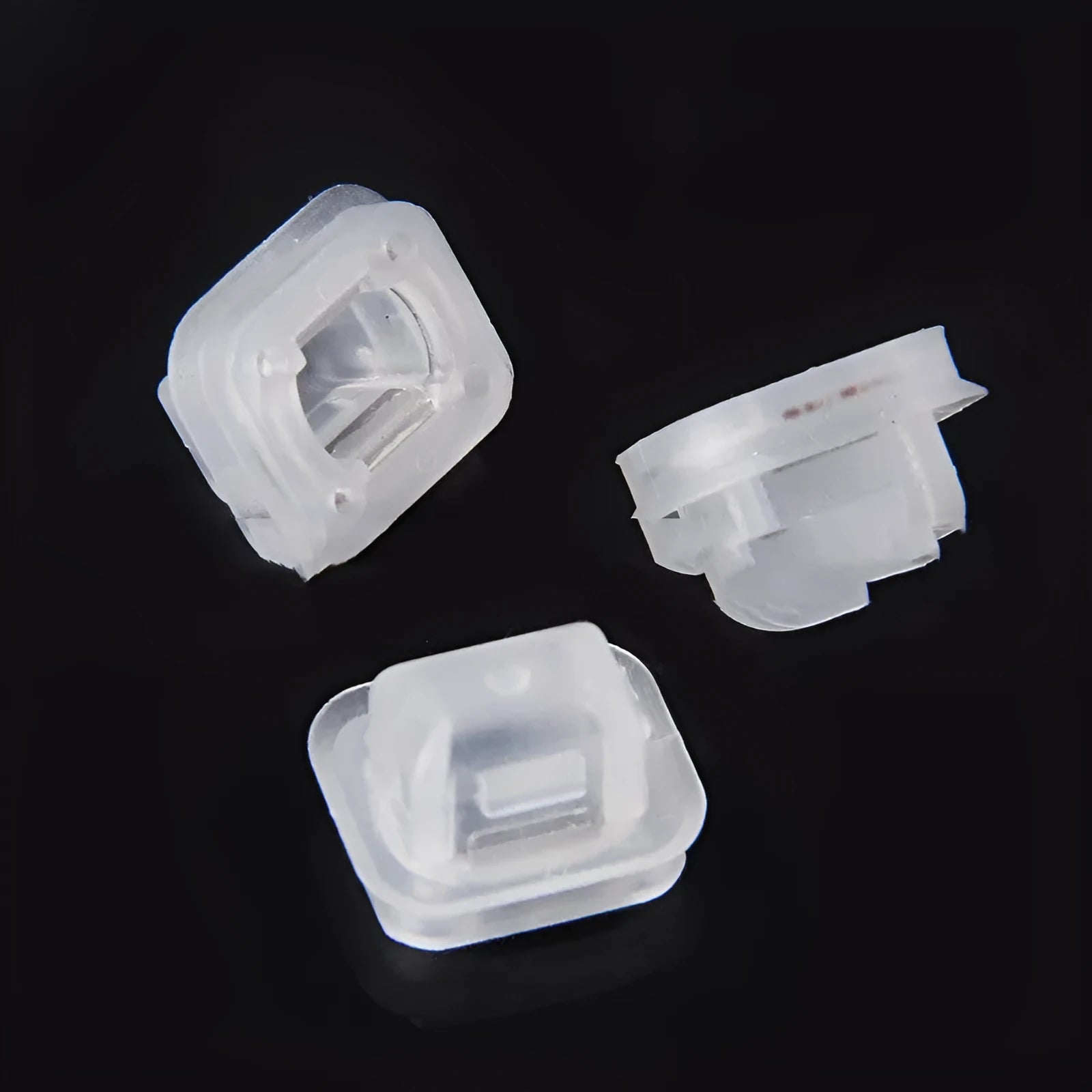 Transparent plastic interior panel fasteners for BMW 5 Series 7 Series E39 E38 vehicles