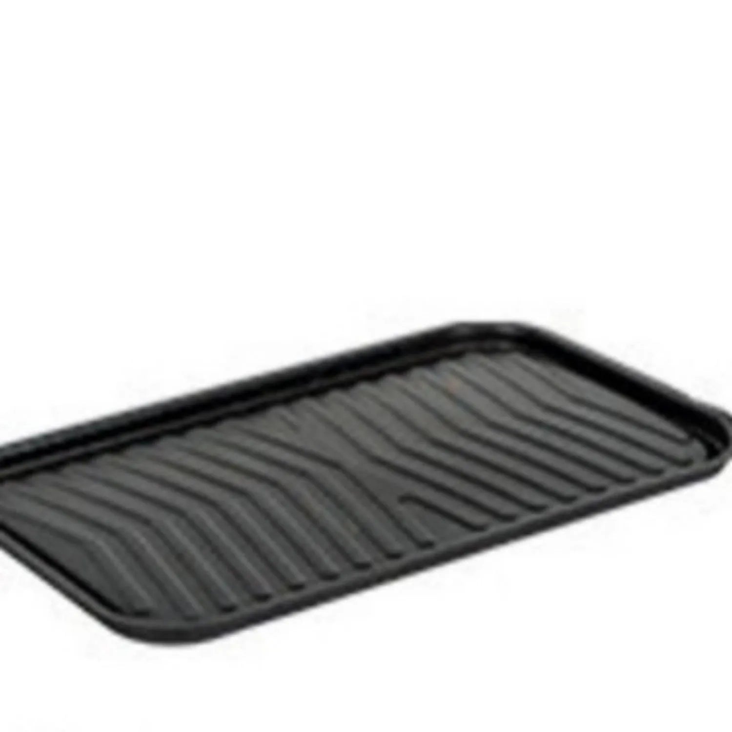 White round portable charcoal grill with detachable parts for frying and baking.