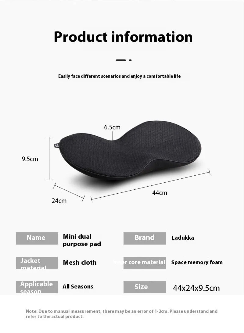 Car seat cushion for height adjustment with memory foam filler in choice of four colours