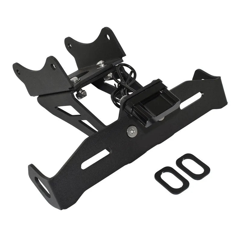 Black aluminium alloy Honda motorcycle short tail license plate bracket