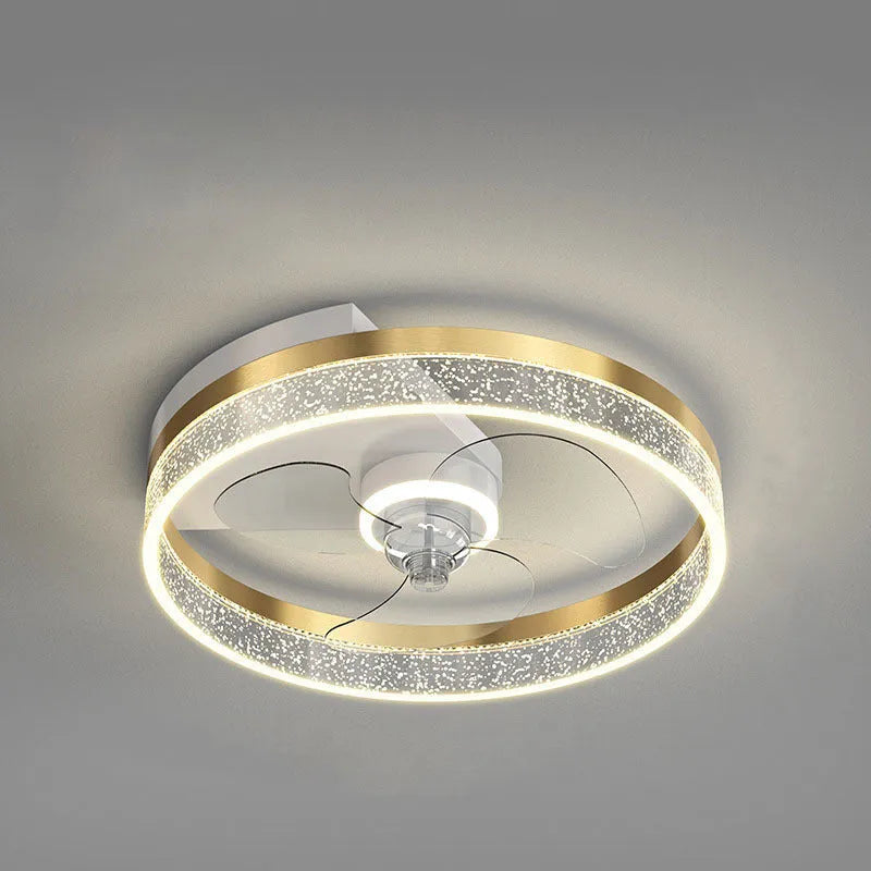 Modern simple Nordic style white children's ceiling lamp with LED lights for a bedroom.