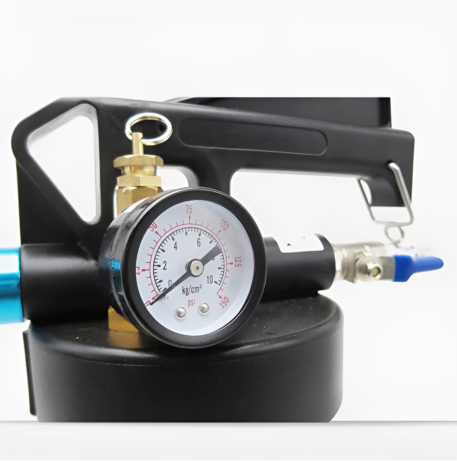 Pneumatic automatic transmission oil changer unit with a 220W motor and fluid tank.