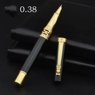 Immortal pen student calligraphy set with metal holder and traditional Chinese gift box