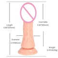 Skin tone bullet-shaped butt plug showing 17.5cm length and 3.5cm diameter dimensions