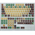 Capabala 130-key ABS mechanical keyboard keycap set shown in Girl MOA style, arranged for a full keyboard layout.