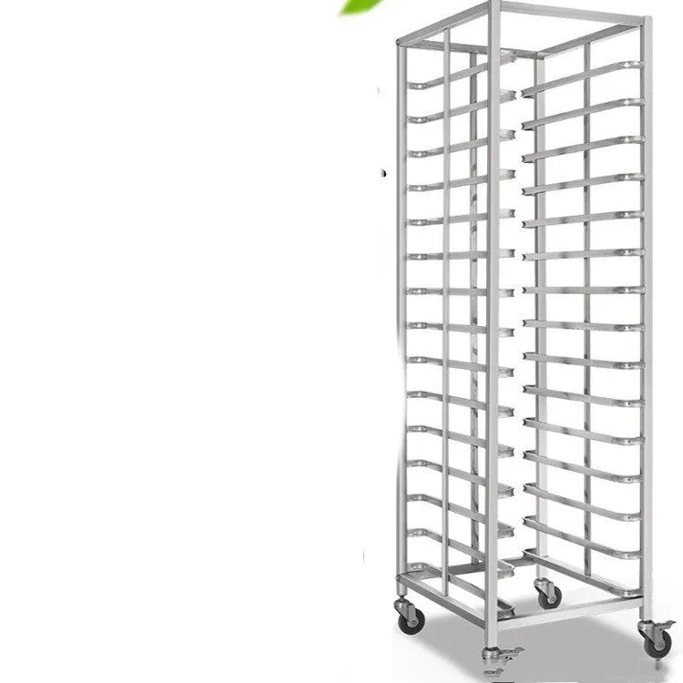 Stainless steel six-layer cake and bread cooling rack with 40x60cm frame