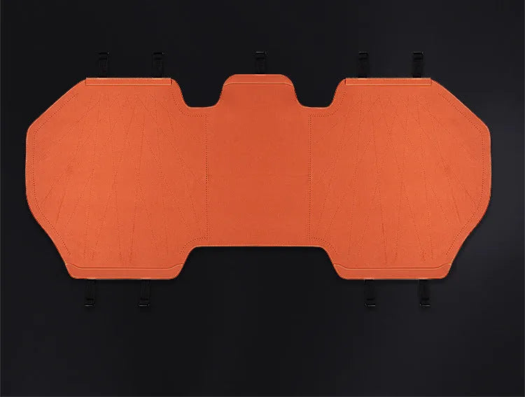 Tailored leather ultra thin car seat cover in six colour options with fur material and gradient hole positioning