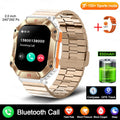 Android GPS fitness smart watch with titanium alloy case and multiple strap options on wrist