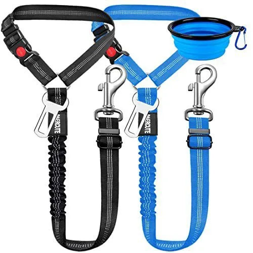 Nylon dog leash with metal buckle in multiple colour options including army green and black