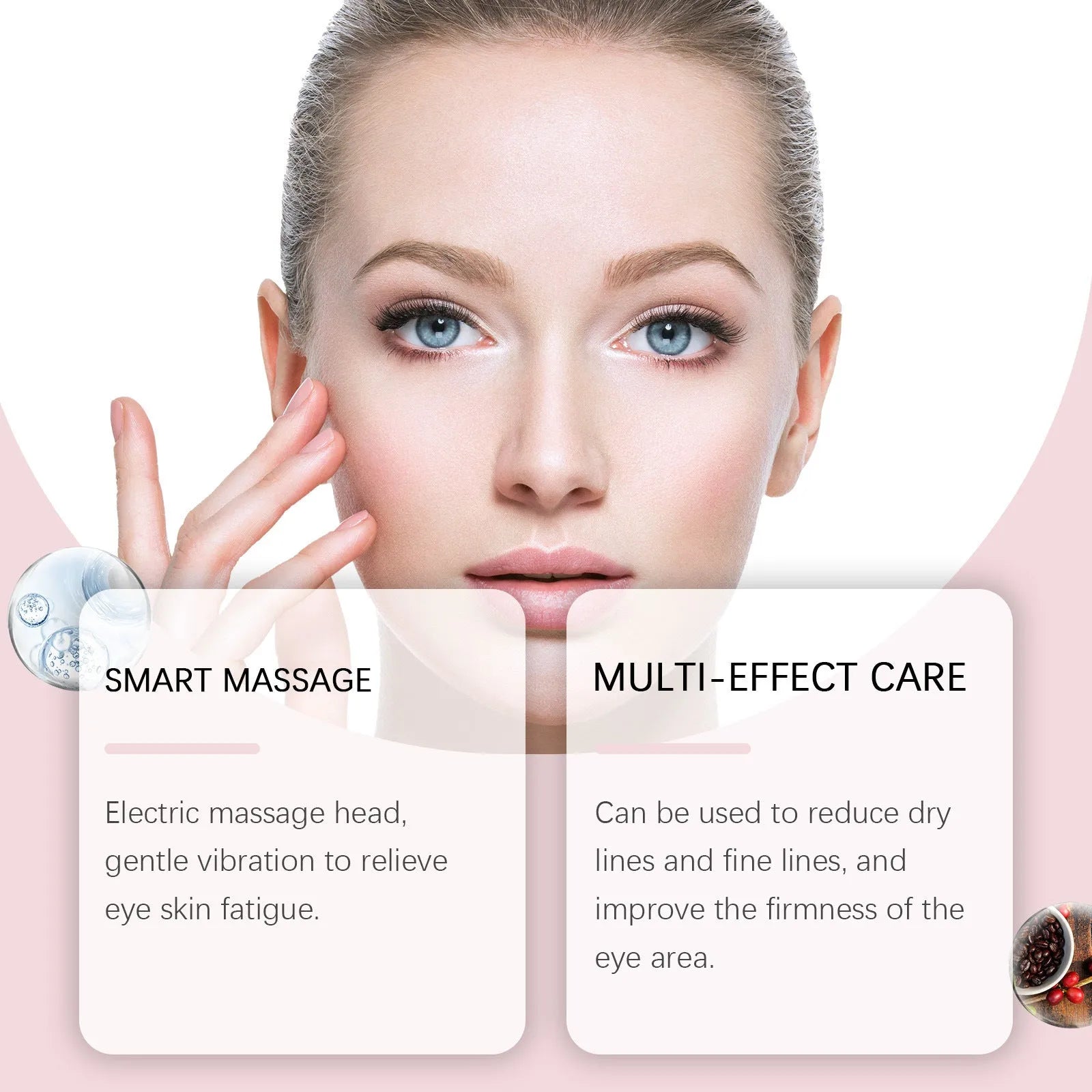Tube of electric firming eye cream with 50g net weight.