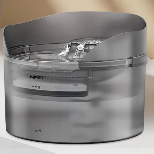 Automatic pet water dispenser with flowing water circulation system for cats and dogs