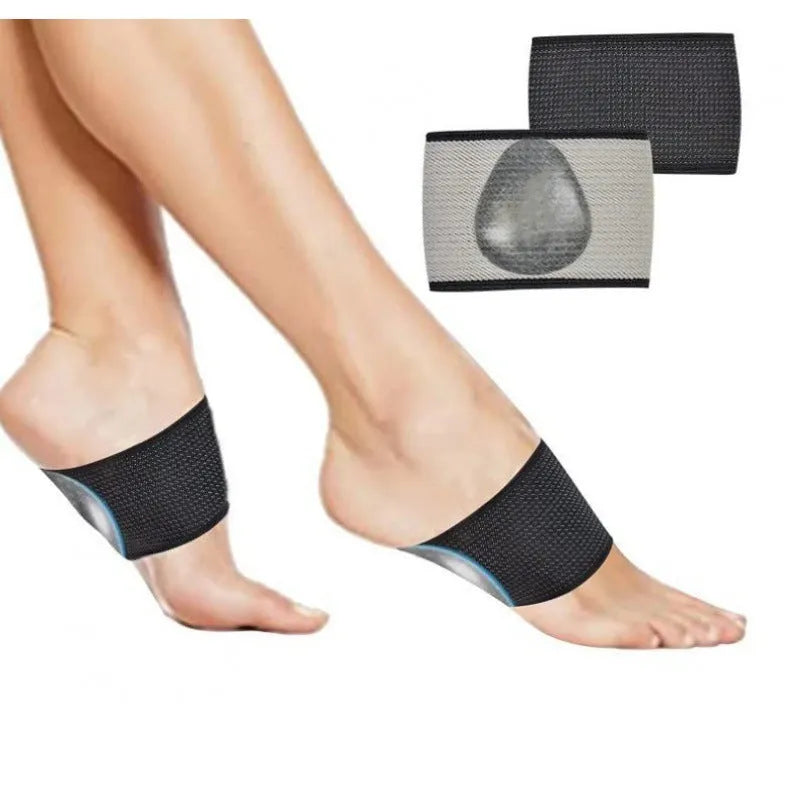 PU elastic foot bandage cover with arch support in ordinary and heart style designs