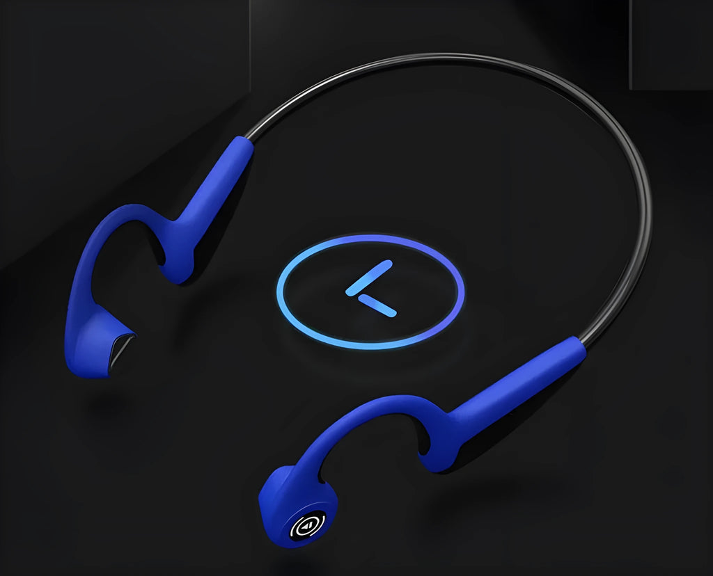 Over ear sports waterproof headphones in grey with Bluetooth 5.0