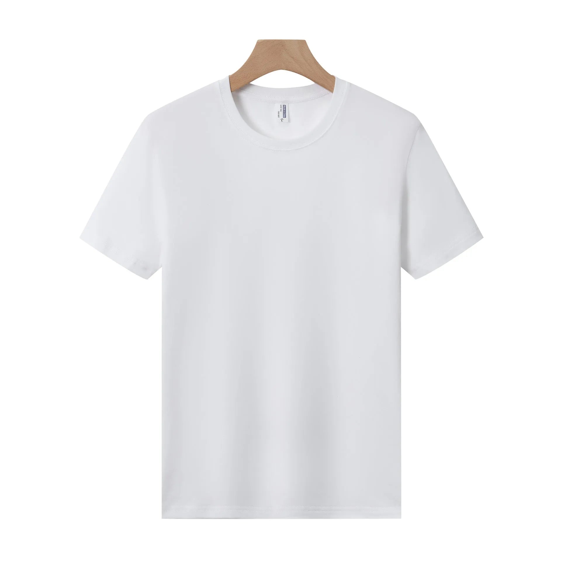 Unisex loose fit cotton t-shirt shown in multiple solid colours including navy blue, red, and white