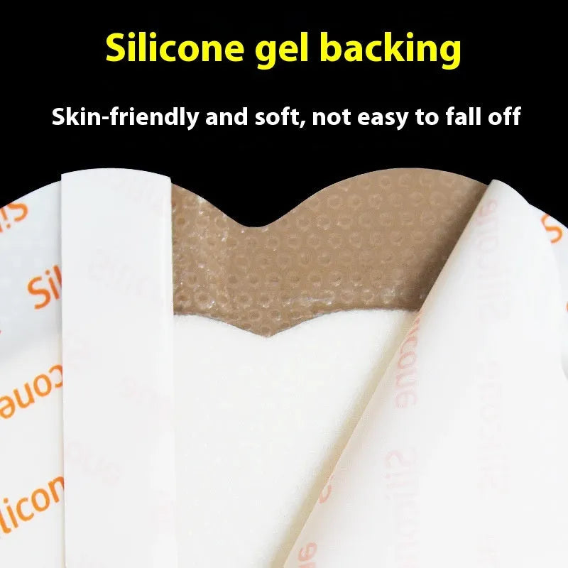 Large skin colour medical silicone foam dressing for bedsore prevention