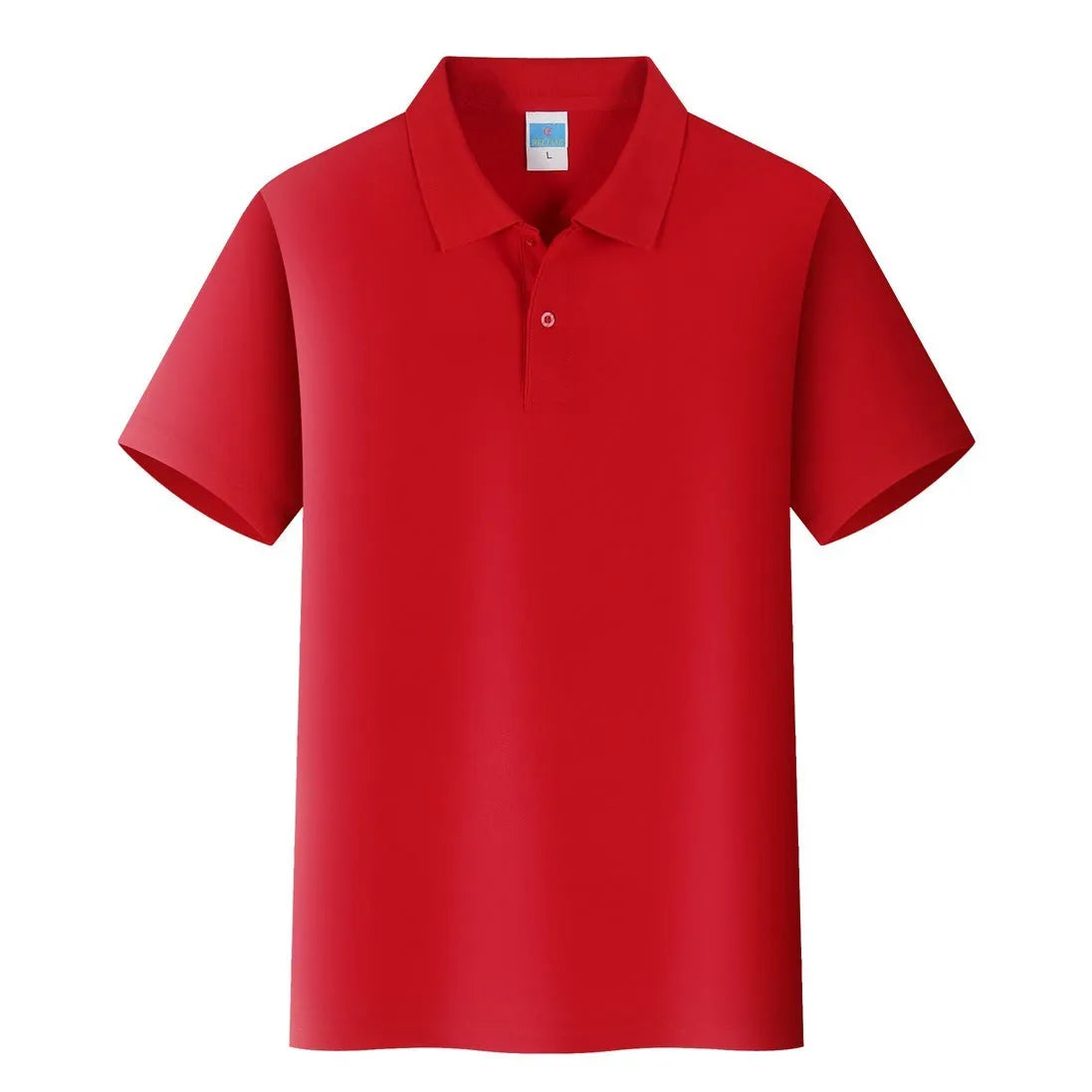 Cotton work shirt for embroidery in multiple colours with straight cut pullover design