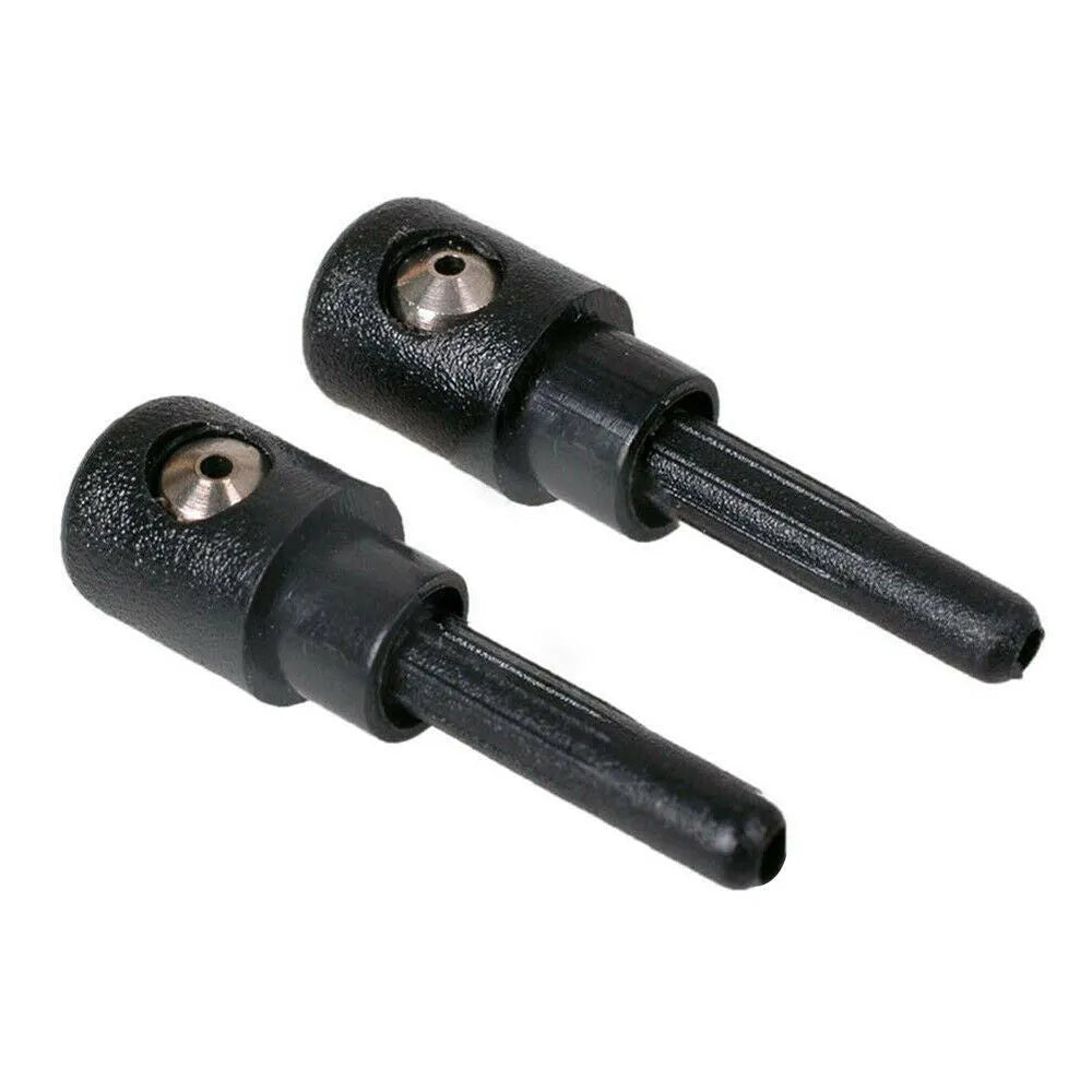 Black rear windscreen washer nozzle replacement part for Volkswagen Audi Skoda vehicles
