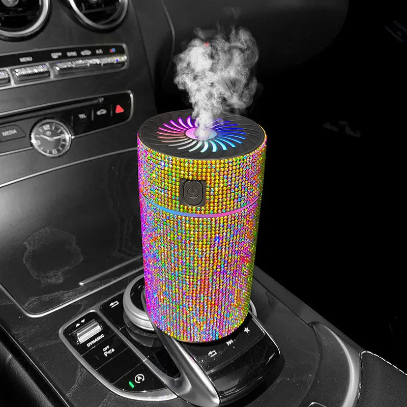 Car USB air humidifier in multiple colours with compact 14cm design