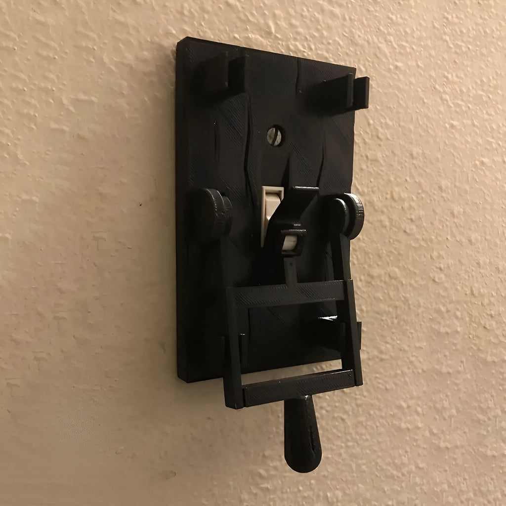 DZ1V1 mechanical switch plate with retro design for exposed installation
