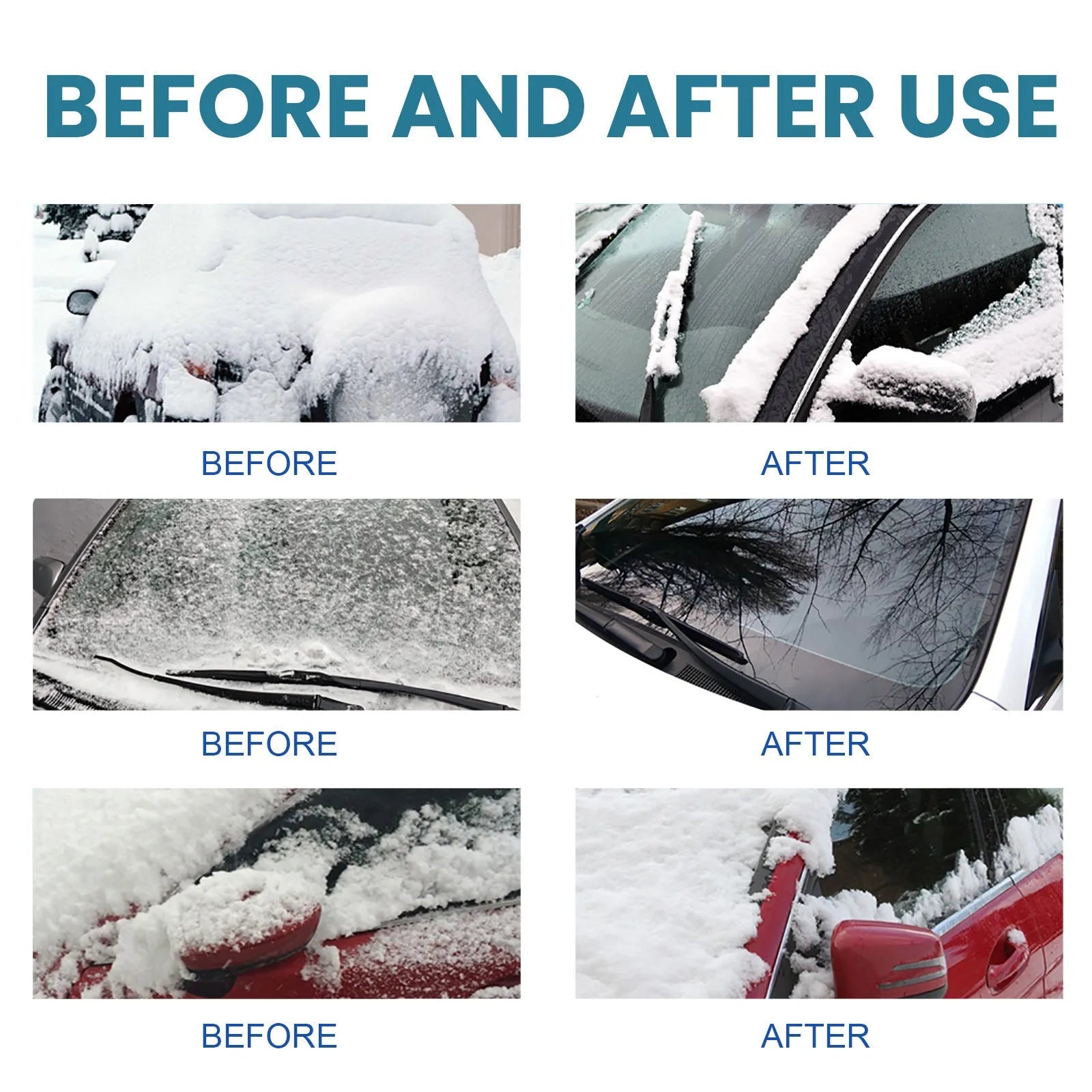 150ml car windscreen de-icer spray bottle for winter ice removal on vehicle windows