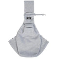 Folding cat messenger backpack with breathable mesh panels in multiple colour options