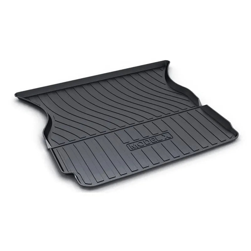 Rubber floor mat with TPE footrest for Tesla Model 3, Y, X, and S cars