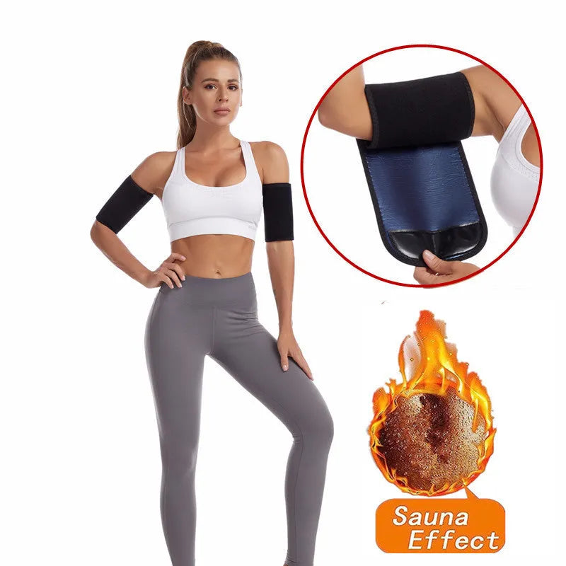 Polyester cotton sweat armband in black silver for running and fitness