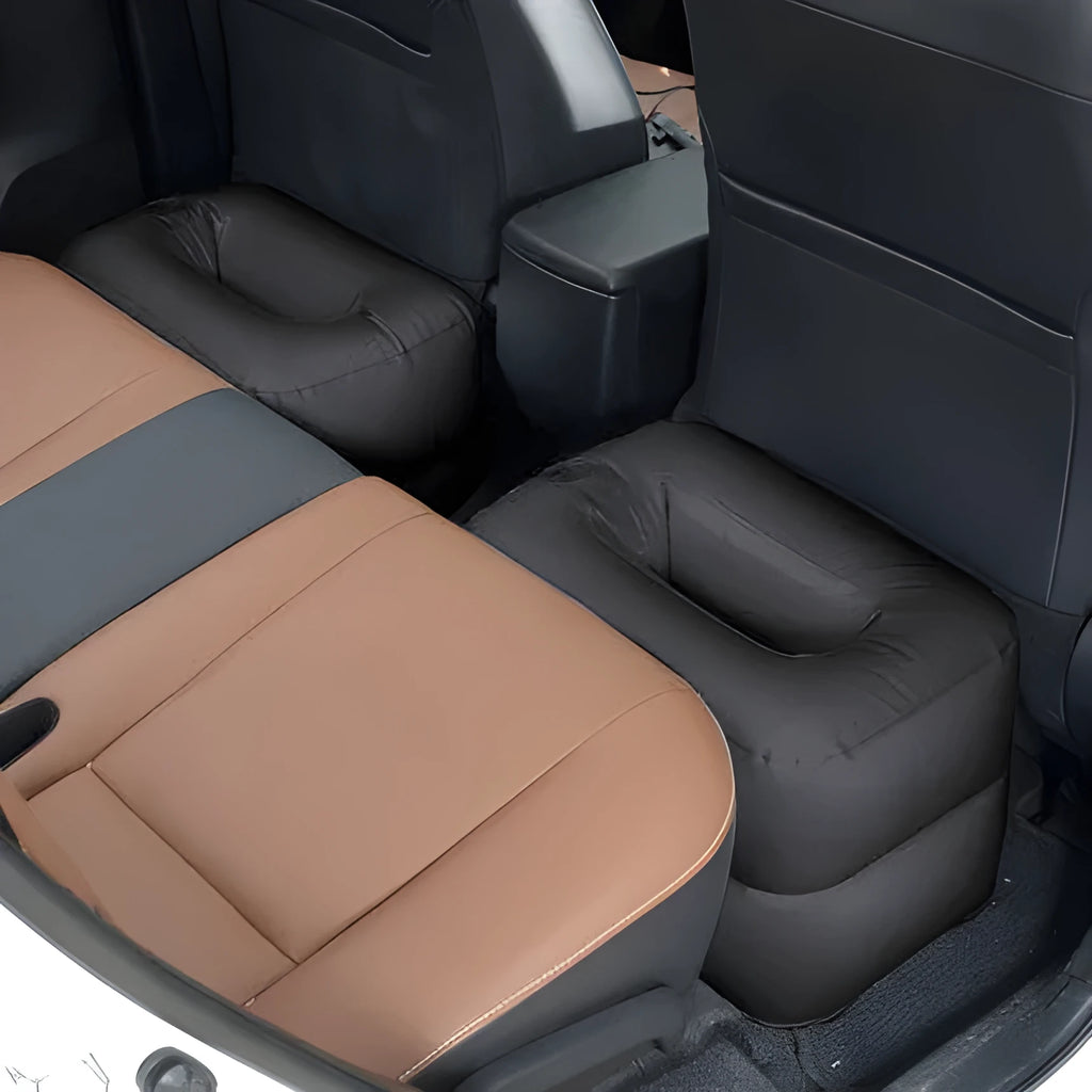 Black inflatable PVC car rear seat strip block 125cm long pier